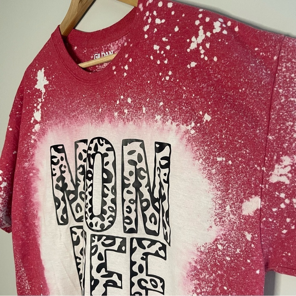 Mom Life Tee - hand bleached - Picture 4 of 8
